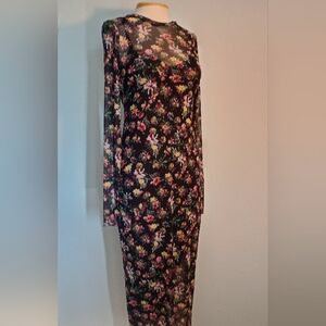 AFRM Floral Mesh Bodycon